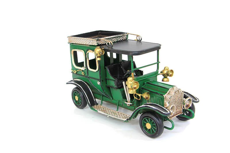 ByGufi Nostaljik Dekoratif Metal Araba Y – Vintage Tarz, El Yapımı, Metal, Dekoratif Hediye