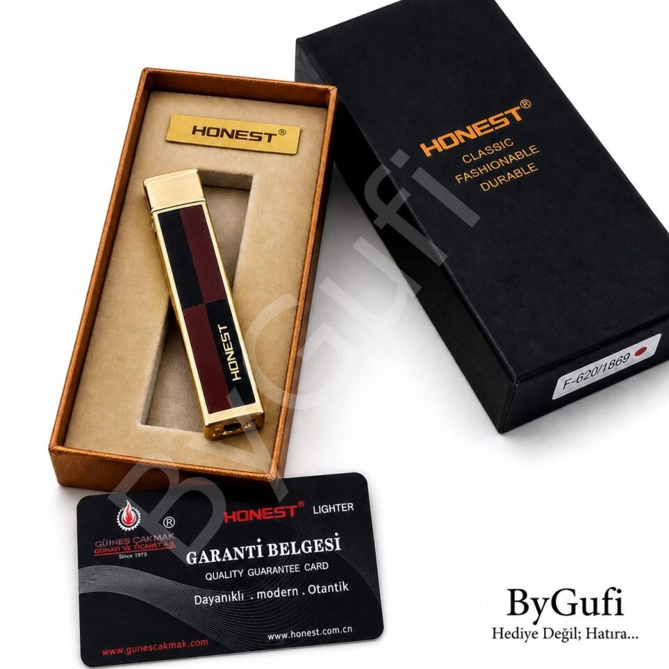 ByGufi İsme Özel HONEST Çakmak – Damalı