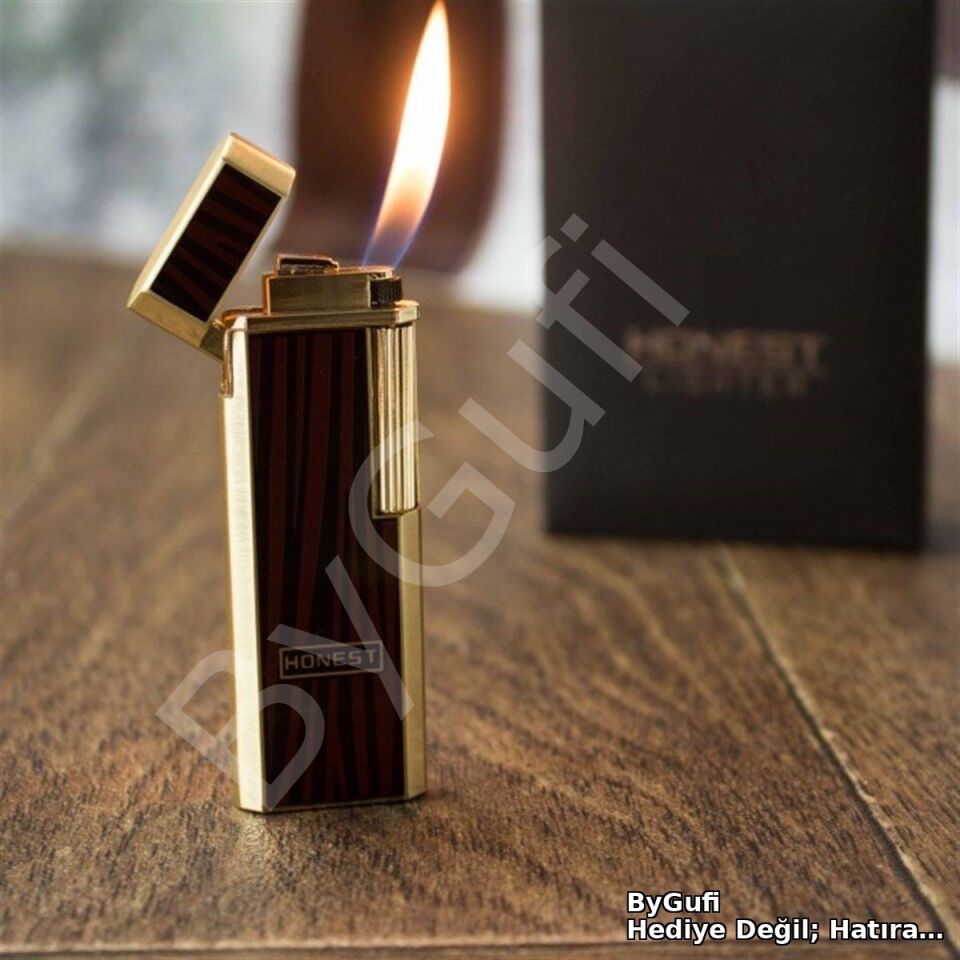 ByGufi İsme Özel Honest Metal Çakmak - Dupont