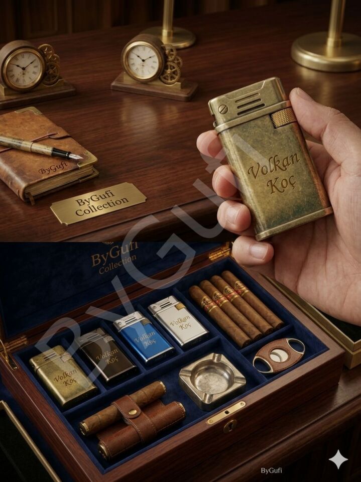 ByGufi Kişiye Özel JOBON Çakmak Kişiselleştirilebilir Hediye