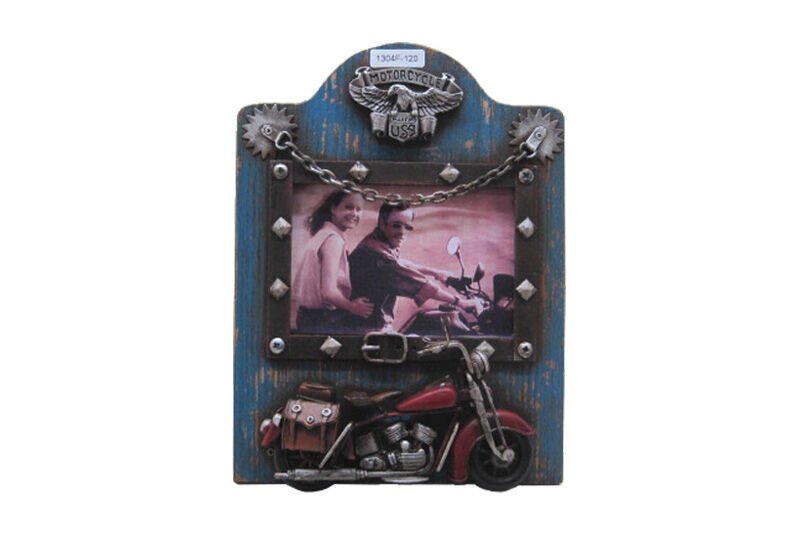 ByGufi Dekoratif Metal Çerçeve – Motosiklet Temalı