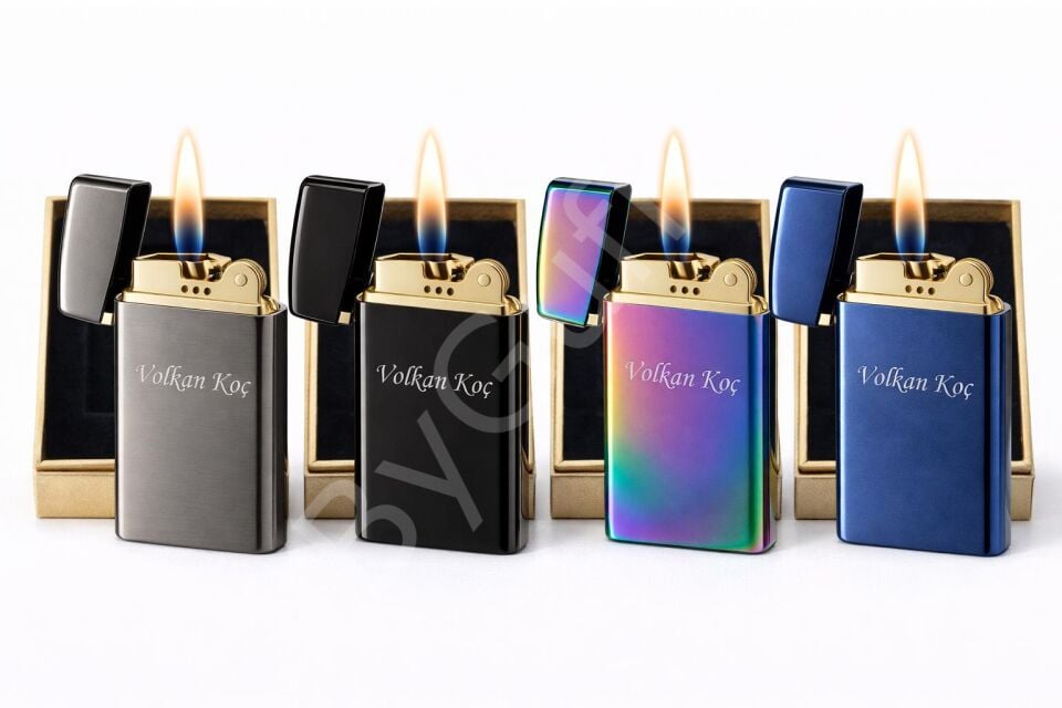 ByGufi Kişiye Özel Benzinli Jobon Çakmak | Kişiye Özel Lazer Baskılı Metal Çakmak