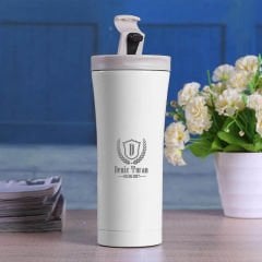 KİŞİYE ÖZEL  STARBUCKS ÇELİK TERMOS BEYAZ