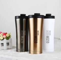 KİŞİYE ÖZEL  STARBUCKS ÇELİK TERMOS GOLD