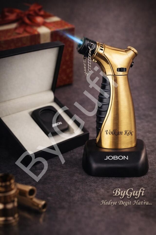ByGufi Kişiye Özel JOBON Gold Pro Çakmak Seti