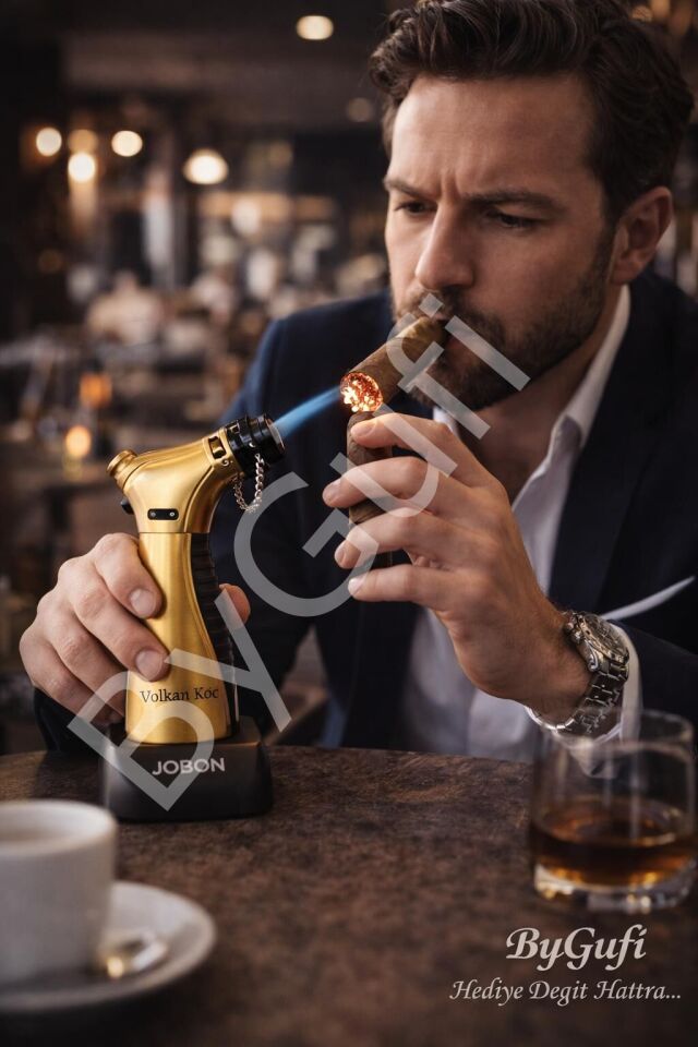 ByGufi Kişiye Özel JOBON Gold Pro Çakmak Seti
