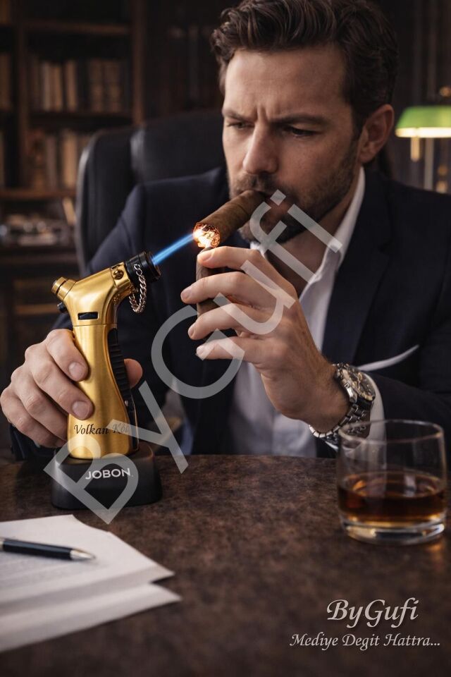 ByGufi Kişiye Özel JOBON Gold Pro Çakmak Seti