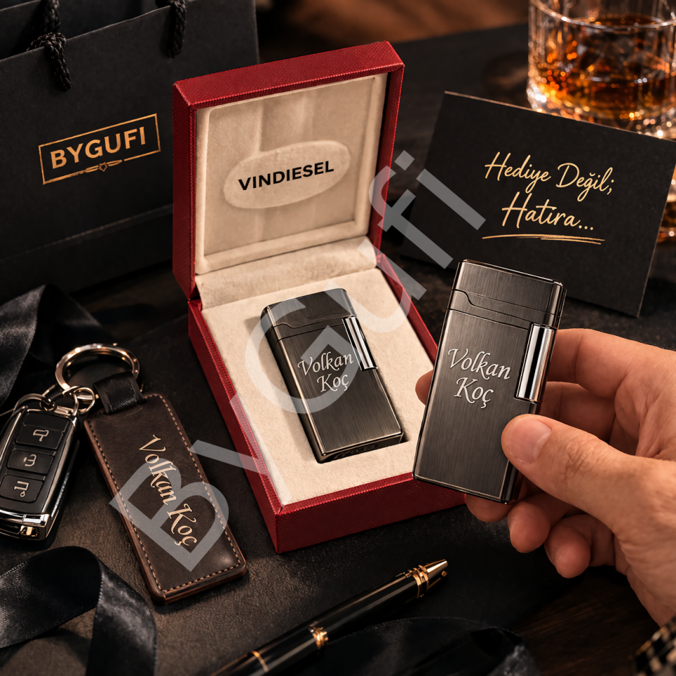 ByGufi İsme Özel Vin Diesel Metal Çakmak