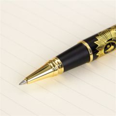 İsme Özel Osmanlı Devlet Armalı Gold Rengi Roller Kalem