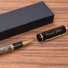 ByGufi İsme Özel Kabartmalı Kalem Hediye - Osmanlı