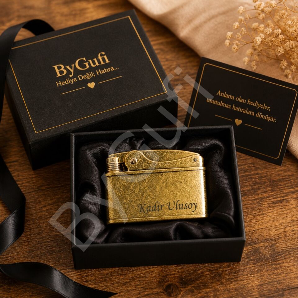 ByGufi İsme Özel Promise Retro İbola Çakmak