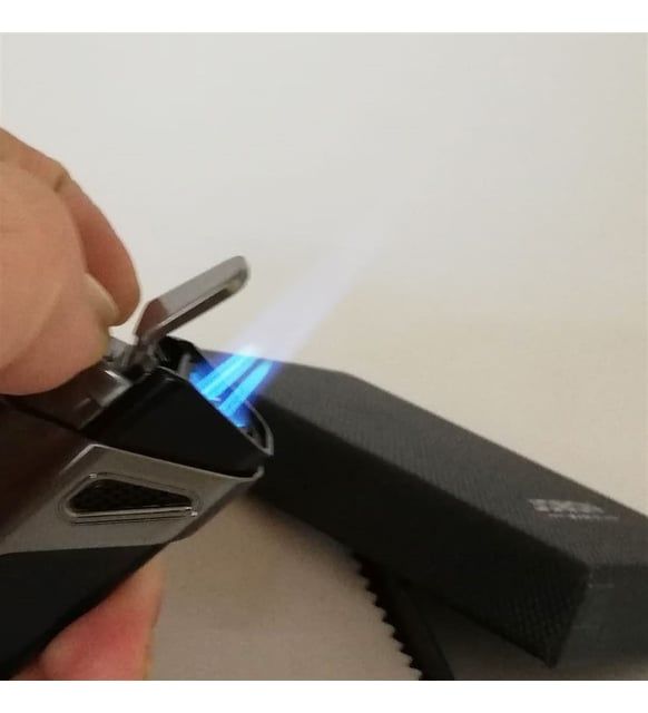 Kişiye Özel JOBON Üç Torch Puro Çakmak - Sarı
