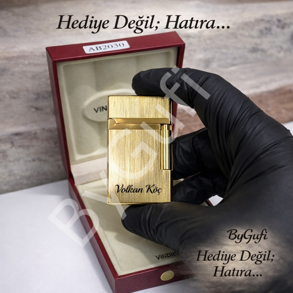 ByGufi İsme Özel Vin Diesel Metal Çakmak