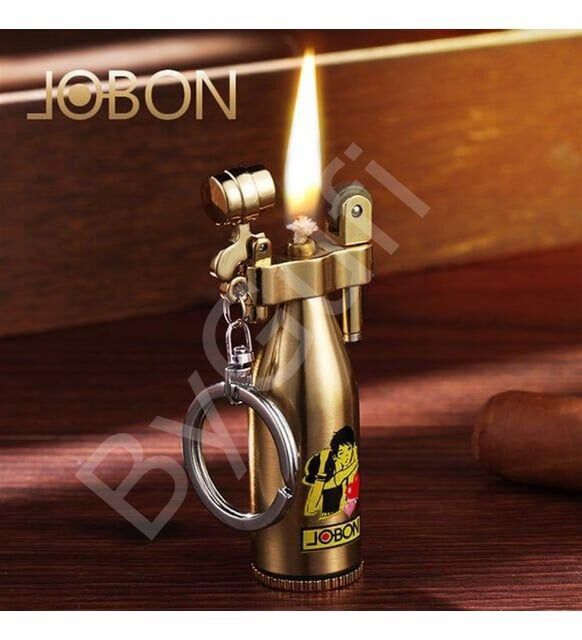 ByGufi İsme Özel JOBON Metal Çakmak Anahtarlık | Kişiye Özel Benzinli Çakmak
