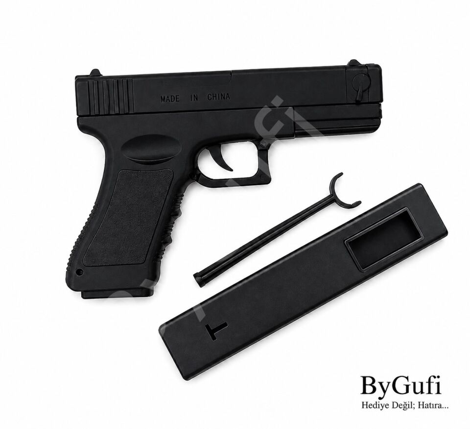 ByGufi Kişiye Özel Hediye Glock Model Silah Çakmak
