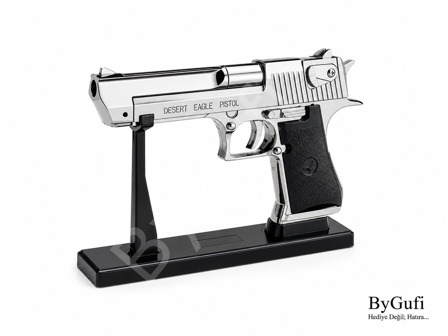 ByGufi Kişiye Özel Hediye Komple Metal Deagle Silah Çakmak