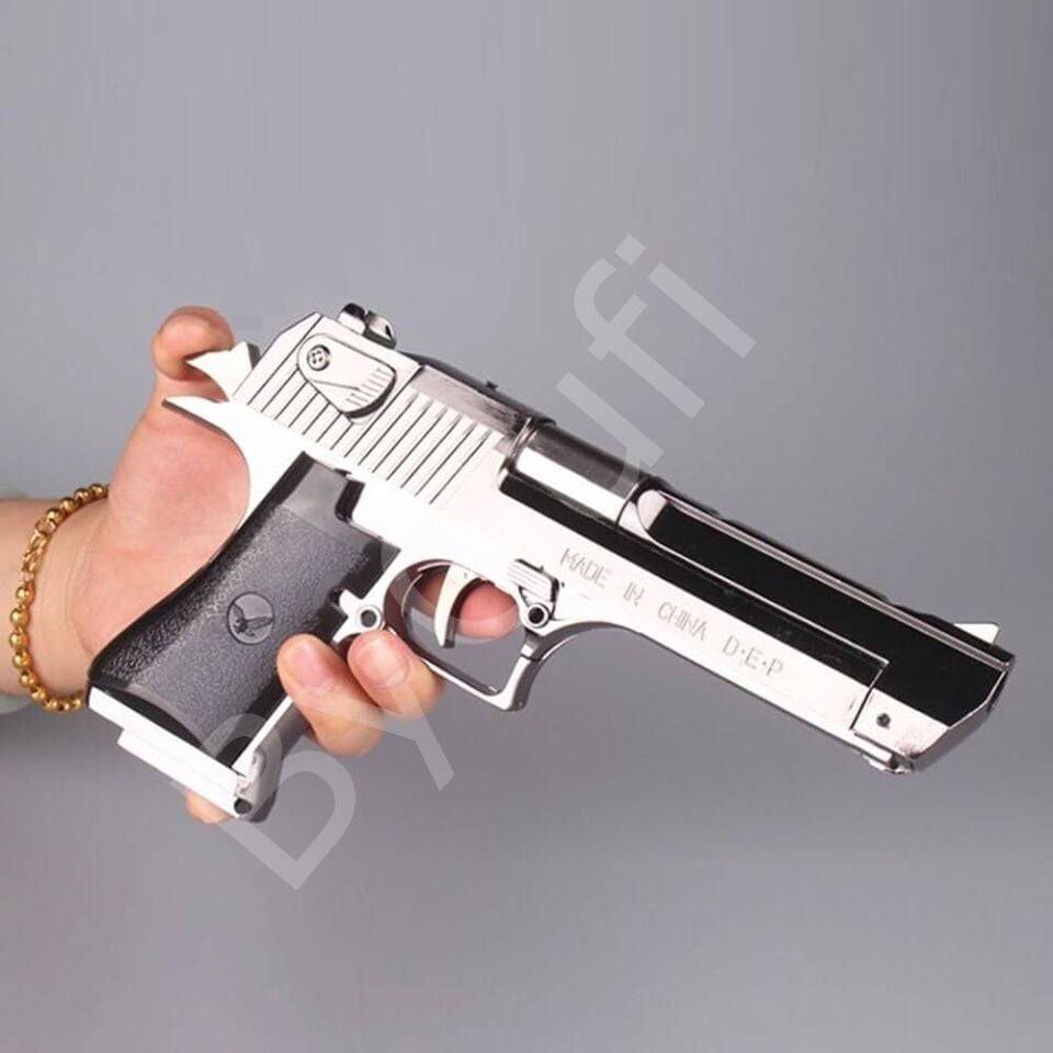 ByGufi Kişiye Özel Hediye Komple Metal Deagle Silah Çakmak