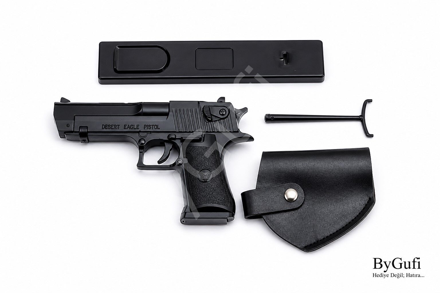 ByGufi Kişiye Özel Hediye Komple Metal Deagle Silah Çakmak