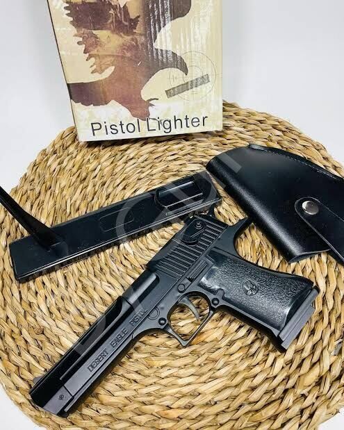 ByGufi Kişiye Özel Hediye Komple Metal Deagle Silah Çakmak