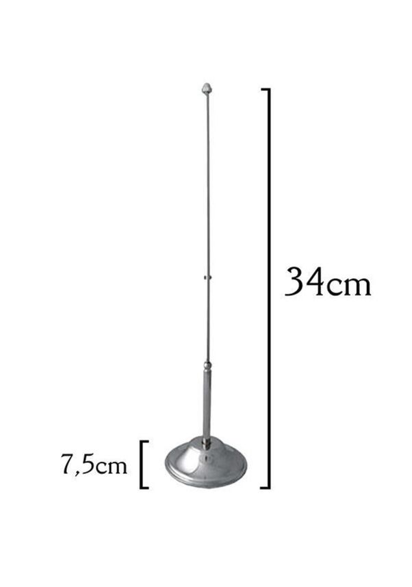 ByGufi 17 Devlet Masa Bayrakları Seti – 17 Krom Direkli Kurumsal Tasarım