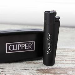 ByGufi İsme Özel Clipper Çakmak – Siyah