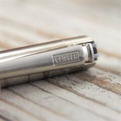 İsme Özel Clipper Metal Çakmak / Silver
