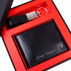 İsme Özel Pierre Cardin Deri Cüzdan Anahtarlık Seti