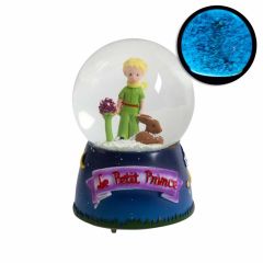 ByGufi Büyük Boy Küçük Prens Işıklı Kar Küresi ve Müzik Kutusu – Işıklı & Müzikli Hediyelik, Dekoratif Küçük Prens Kar Küresi