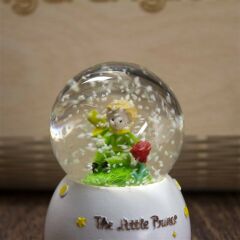 ByGufi Küçük Prens Kar Küresi Minik Boy – Işıltılı Dekoratif Biblo, Hediyelik ve Koleksiyonluk Alternatif