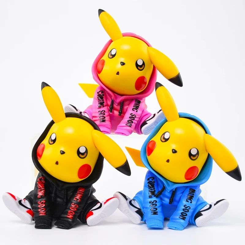 Üçlü Pokemon Pikachu Figür Set