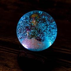 ByGufi Kişiye Özel Küçük Prens Temalı Işıklı Püskürtmeli Büyük Boy Kar Küresi ve Müzik Kutusu – Hediyelik