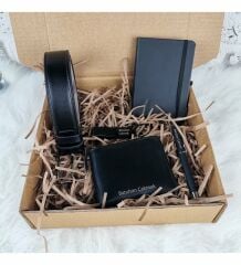 ByGufi İsme Özel Defter Kalem Kemer Anahtarlık Cüzdan Set