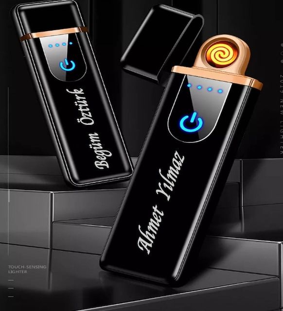 ByGufi Kişiye Özel İsimli Şarjlı Çakmak