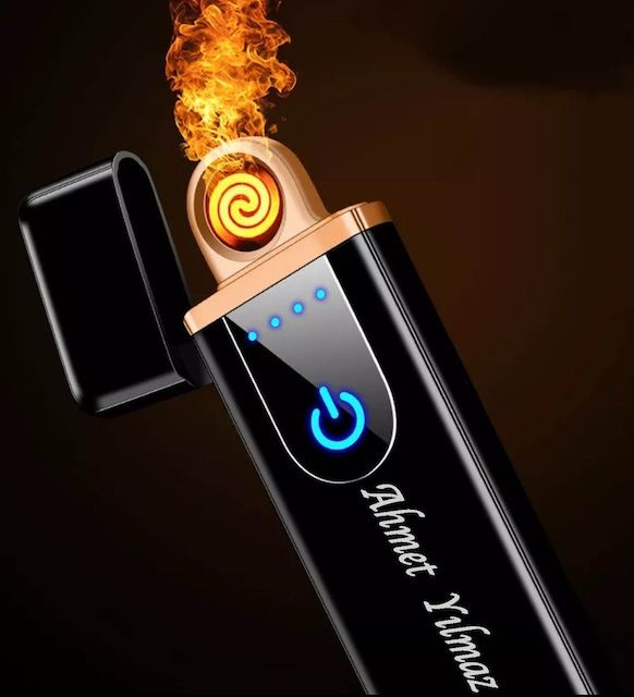 ByGufi Kişiye Özel İsimli Şarjlı Çakmak