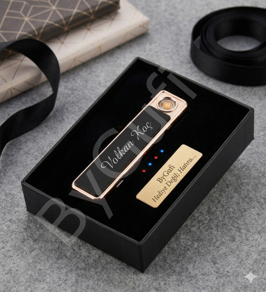 ByGufi İsme Özel Elektrikli Çakmak