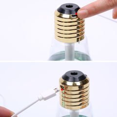 ByGufi Hediyelik Ampül Hava Nemlendirici | Dekoratif, USB Şarjlı, LED Işıklı