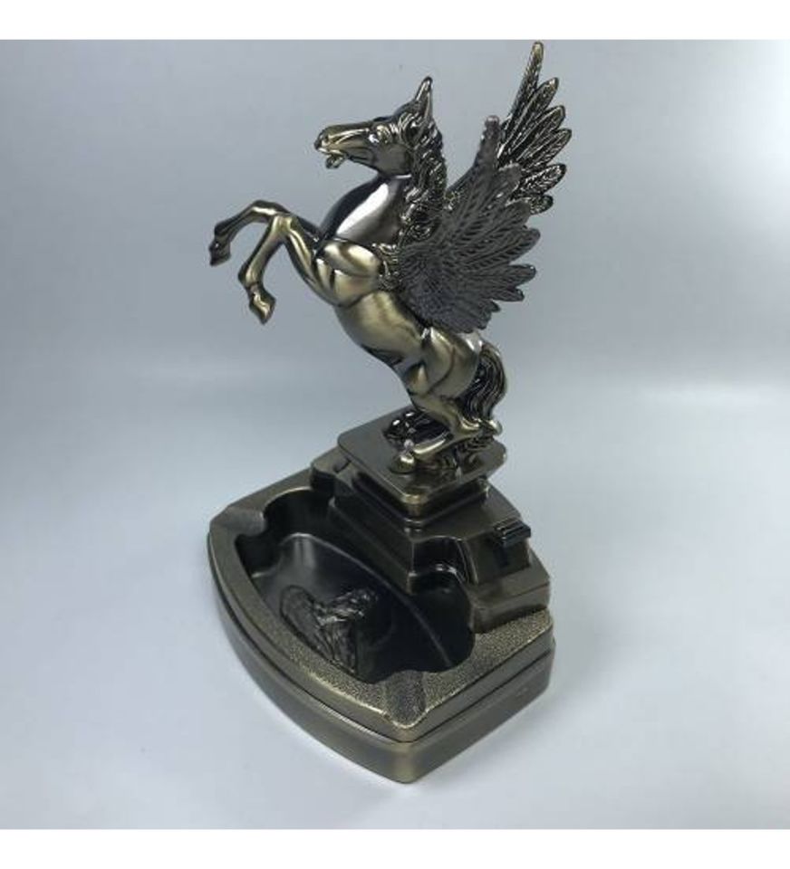 Kişiye Özel Metal Çakmaklı Masa Küllüğü - PEGASUS