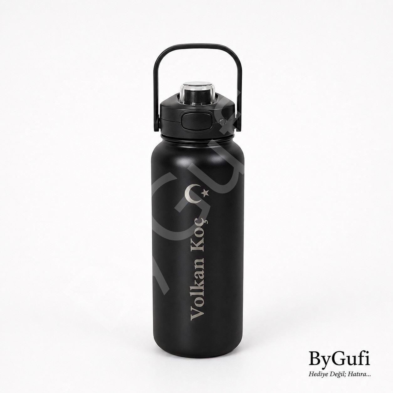 ByGufi İsme Özel Hediye Çelik Termos