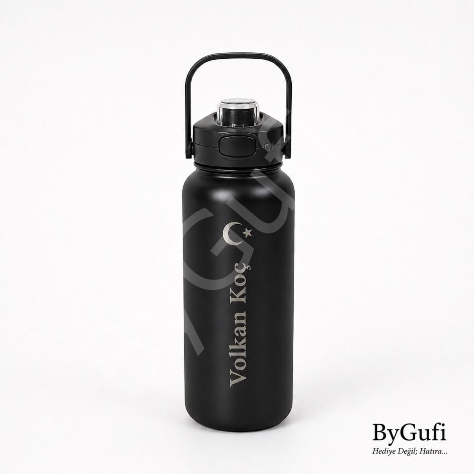 ByGufi İsme Özel Hediye Çelik Termos