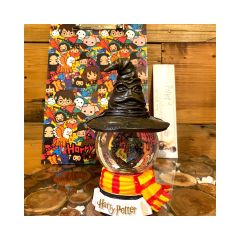 ByGufi Harry Potter Seçmen Şapka Kar Küresi | Işıklı ve Müzikli Hediyelik Dekor