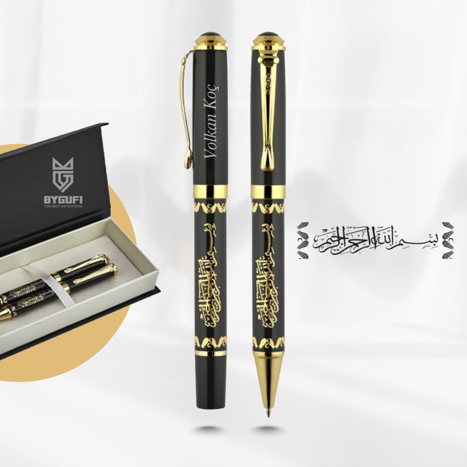 685-RT KABARTMA FİGÜRLÜ METAL ROLLER & TÜKENMEZ KALEM SETİ
