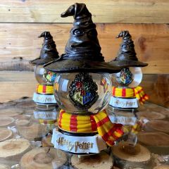 ByGufi Harry Potter Seçmen Şapka Kar Küresi | Işıklı ve Müzikli Hediyelik Dekor