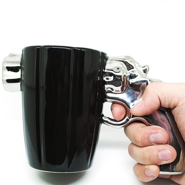 ByGufi Silah (Tabanca) Kupa Bardak | Hediye ve Dekoratif Tasarım