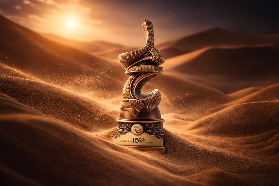 ByGufi Mevlid-i Nebi Boytu (Antik Sarı)