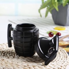 ByGufi El Bombası Kupa Bardak – Kapaklı Seramik, Eğlenceli Tasarım, Hediye Kupa