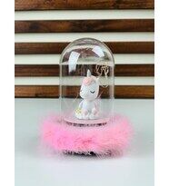 Pembiş Unicorn Işıklı Fanus
