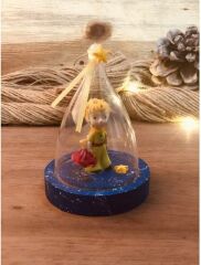 ByGufi Küçük Prens Rüya Bekçisi Yıldız Küresi – Dekoratif Küre, Masalsı ve Zarif Tasarım, Hediye ve Dekoratif Obje