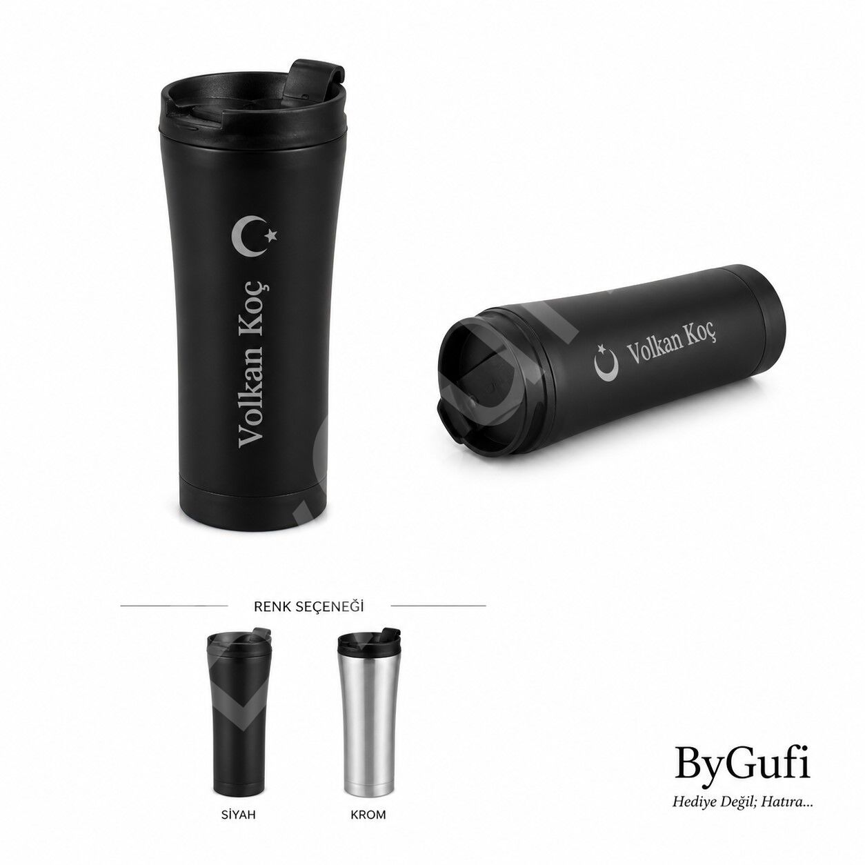 ByGufi Kişiye Özel Hediye Termos