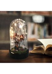 ByGufi Harry Potter Işıklı Büyük Boy Fanus – LED Işıklı, Dekoratif, Hediyelik, Özel Tasarım