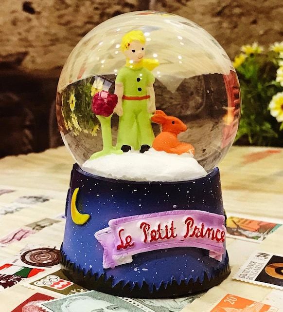 ByGufi Küçük Prens 3’lü Hediye Seti – Not Defteri, Kar Küresi ve Kupa, El Yapımı & El Boyamalı, Sevdiklerinize Özel Hediye